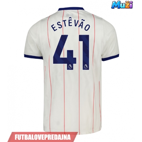 Lacne Muži Futbalové dres Chelsea Estevao Willian #41 2026-27 Krátky Rukáv - Tretina